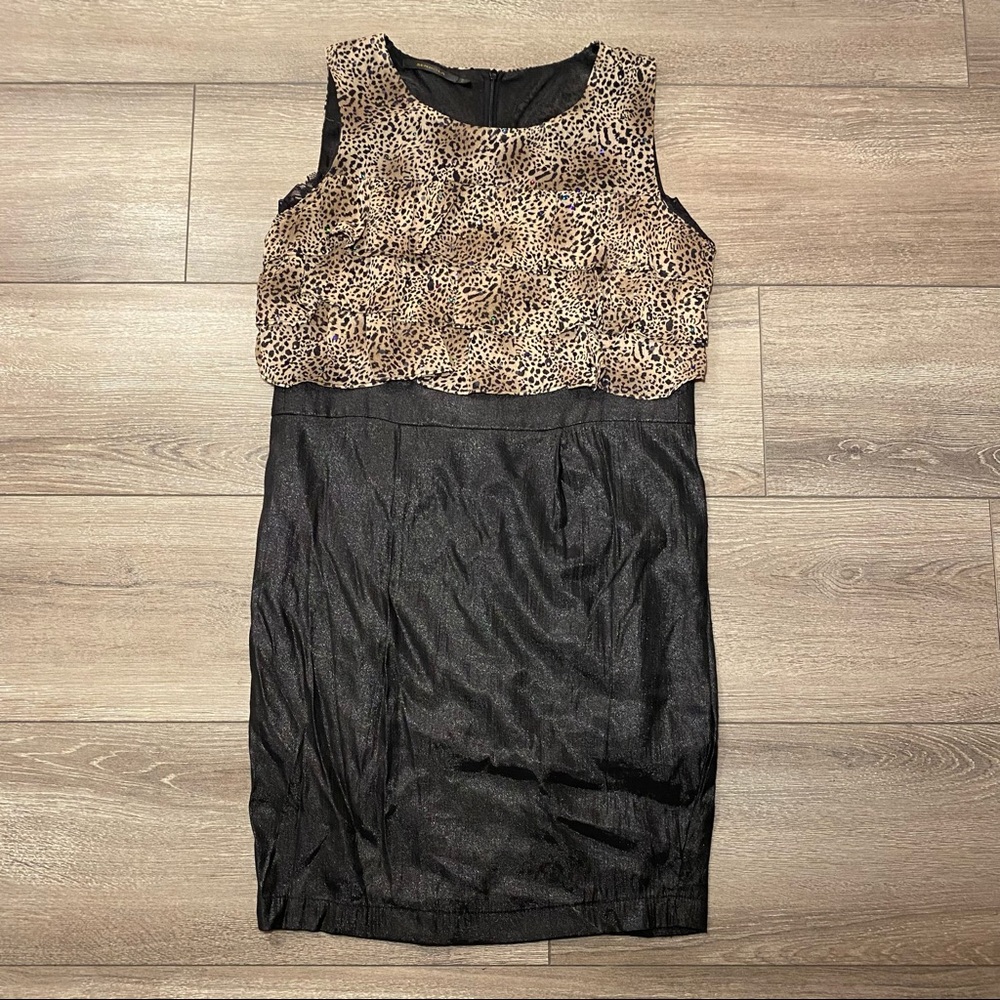 Cheetah print dress